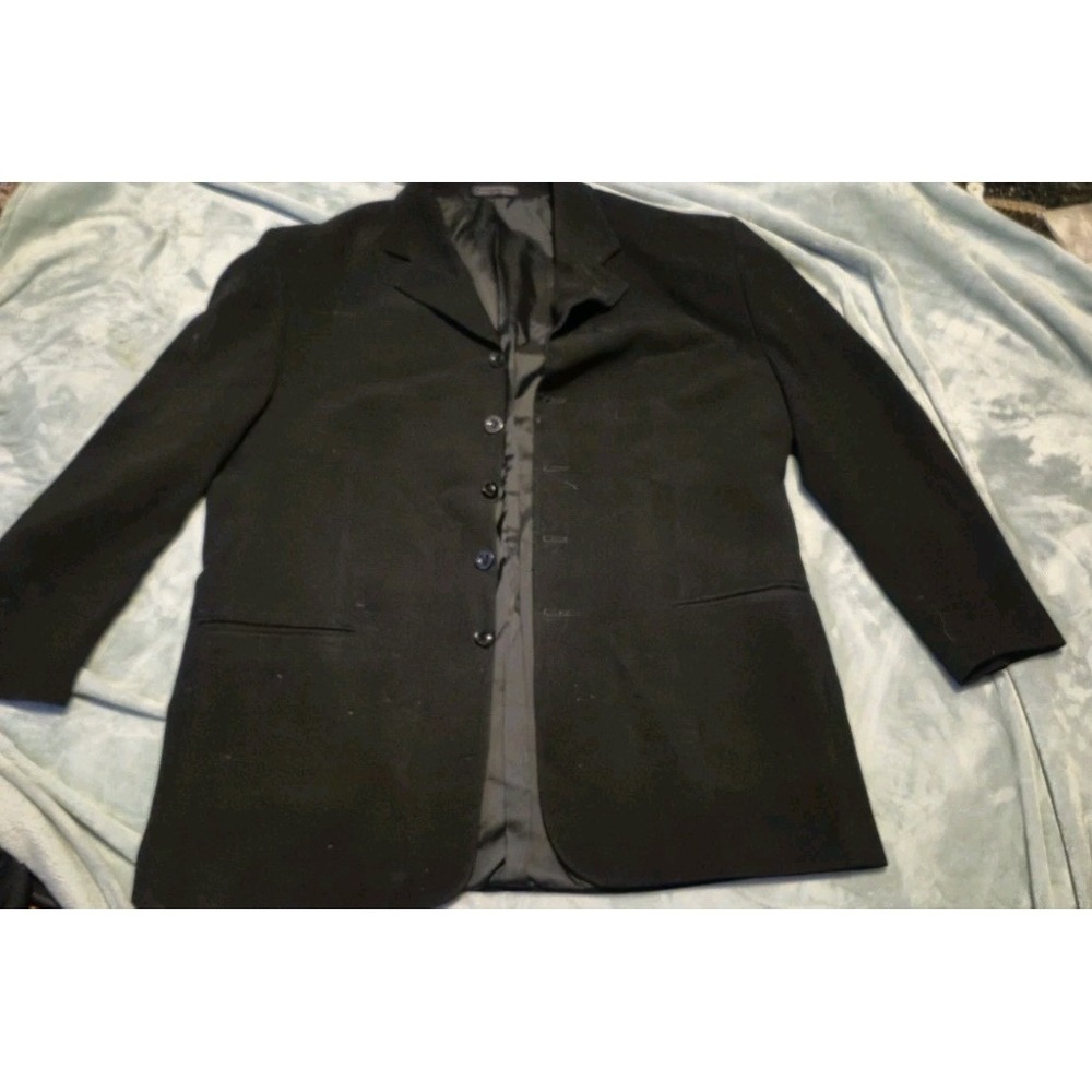 Vicci Uomo Men's‎ Black Suit Jacket Blazer 46R Italian Design